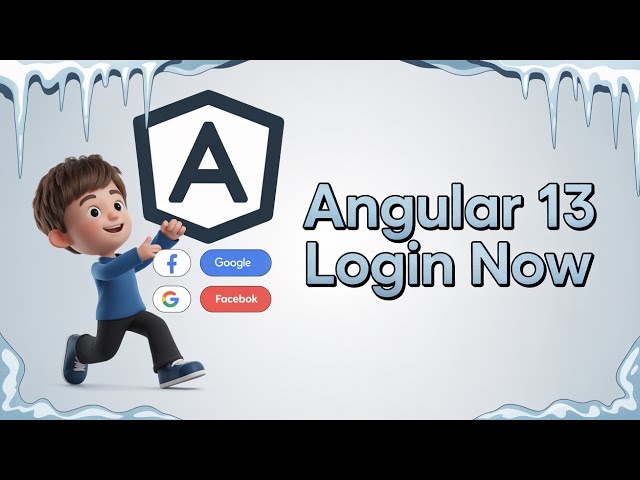 Video thumbnail for Angular 13 Project to Display Google & Facebook Social Login Buttons in Browser Using TypeScript
