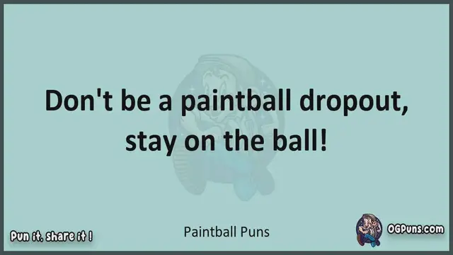 Video thumbnail for Paintball - Jokes, Puns, Wordplays, and Laughter