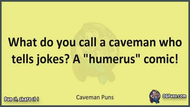 Video thumbnail for Caveman - Jokes, Puns, Wordplays, and Laughter