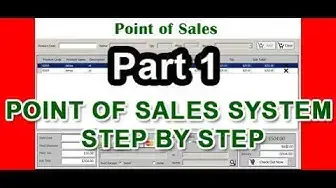 Video thumbnail for Point of sales step by step using VB.net part1