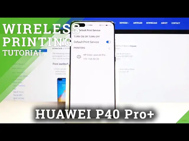 'Video thumbnail for How to Connect Printer with HUAWEI P40 Pro+ – Wireless Printing'