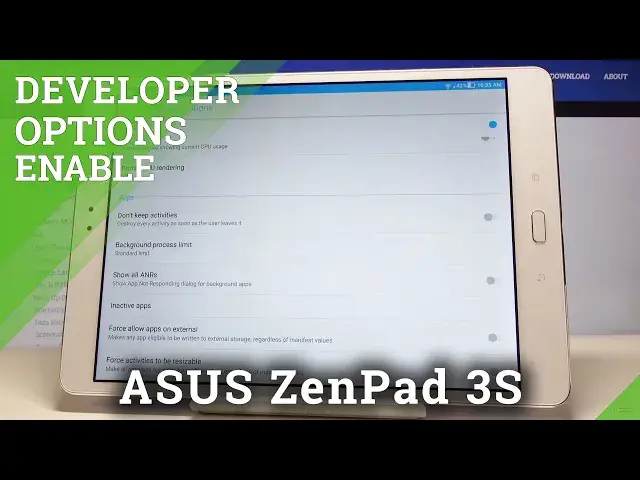 Video thumbnail for How to Activate Developer Options in ASUS ZenPad 3S – Developer Settings