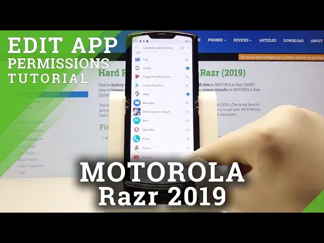 Video thumbnail for How to Enter App Permissions in MOTOROLA Razr 2019 – Find App Settings