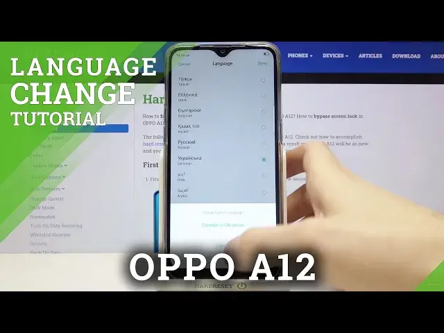 'Video thumbnail for How to Change System Language on OPPO A12 – Find Language List'