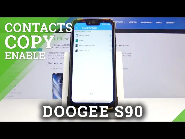 Video thumbnail for How to Copy Contacts on DOOGEE S90 - Transfer Contacts from SIM Card to Phone Memory