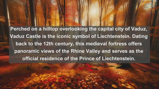 Video thumbnail for Discovering Liechtenstein's Architectural Marvels: Top 10 Must-See Landmarks