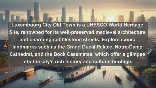 Video thumbnail for Discover Luxembourg's Architectural Splendor: Top 10 Must-See Landmarks