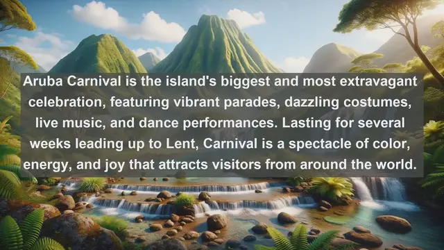 Video thumbnail for Experience the Vibrant Culture of Aruba: Top 10 Must-Attend Festivals on the Island