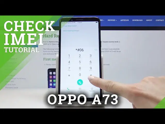 'Video thumbnail for How to Check IMEI Number in OPPO A73 – Locate Serial Number'