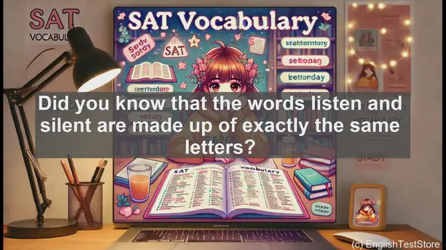 Video thumbnail for 5000 Must Know SAT Vocabulary - Anagrams: The Art of Letter Rearrangement