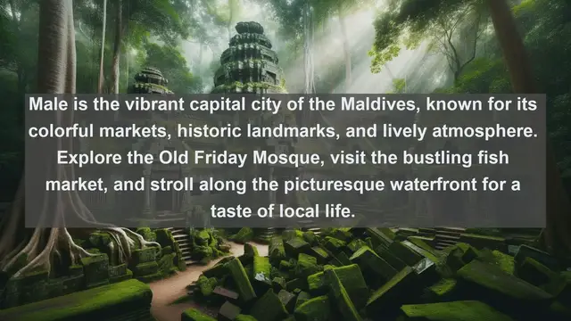 Video thumbnail for Exploring the Maldives: Top 10 Must-Visit Destinations in the Indian Ocean Paradise