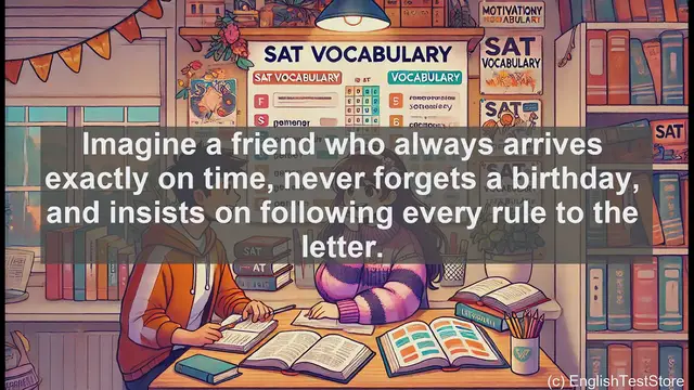 Video thumbnail for 5000 Must Know SAT Vocabulary - Punctilious: A Sophisticated SAT Vocabulary Word Explained