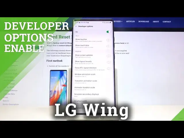 Video thumbnail for How to Open Developer Mode on LG Wing – Enter Developer Options