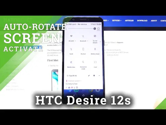 'Video thumbnail for How to Enable Auto-Rotation in HTC Desire 12s – Turn On/Off Automatic Rotation'