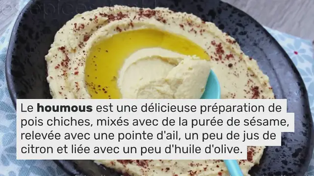 Video thumbnail for Houmous maison : crème onctueuse de pois chiches