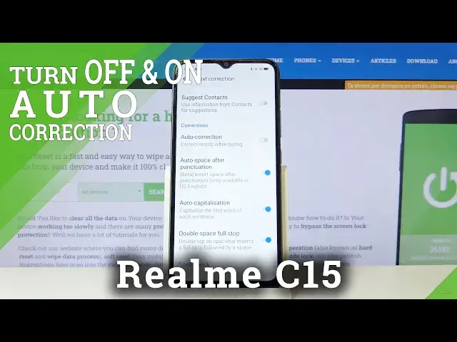 'Video thumbnail for How to Set Auto Correction in REALME C15 – Find Correction Settings'