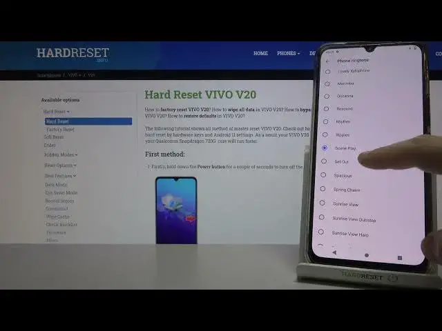 Video thumbnail for Check Ringtone List in VIVO V20 – Available Ringtones