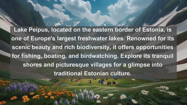 Video thumbnail for Exploring Estonia's Natural Jewels: Top 10 Must-See Lakes in Estonia