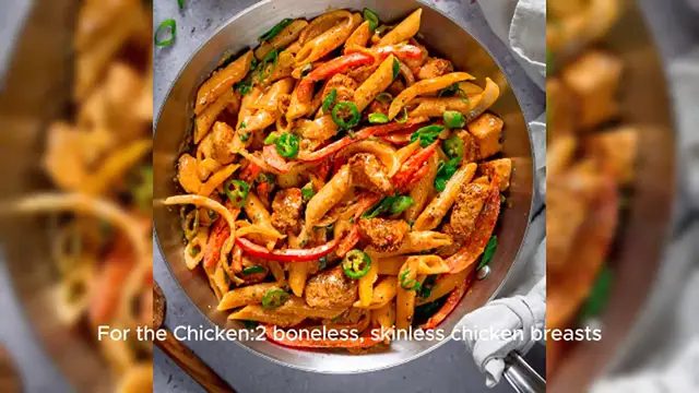 Video thumbnail for One-Pan Buffalo Chicken Alfredo