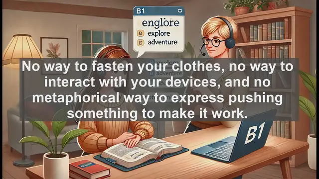 Video thumbnail for 2500 Must Know CEFR B1 Vocabulary - The Surprising World of Buttons: More Than Just Fasteners