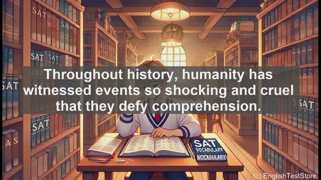 Video thumbnail for 5000 Must Know SAT Vocabulary - Understanding 'Atrocity': A Crucial SAT Vocabulary Word