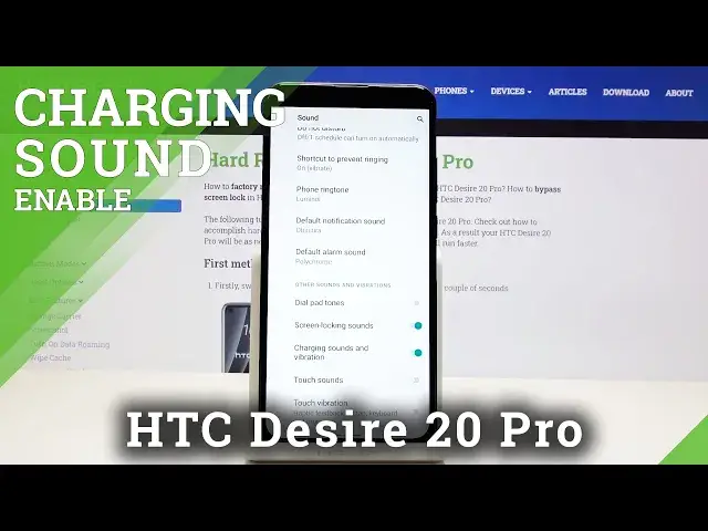 'Video thumbnail for How to Turn On / Off Charging Sounds in HTC Desire 20 Pro – Find Charging Sound Settings'