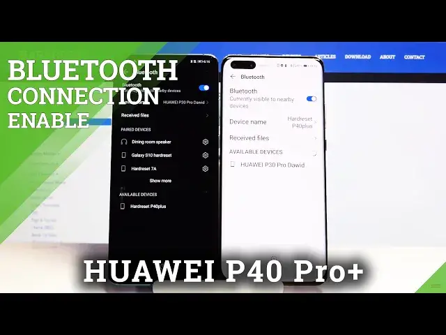 'Video thumbnail for How to Connect Bluetooth Device with Huawei P40 Pro+ - Find Connections Settings'