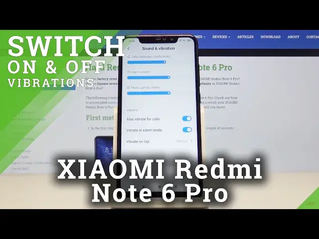 'Video thumbnail for How to Enable Vibrations in Xiaomi Redmi Note 6 Pro - Vibration Settings'