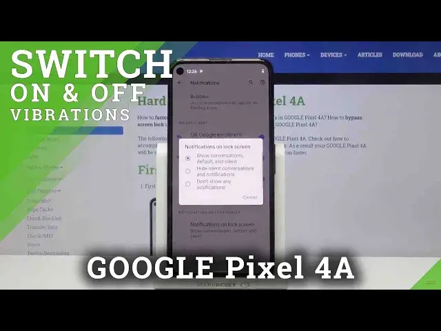 'Video thumbnail for How to Change Vibration Settings in GOOGLE Pixel 4A – Vibration Type'