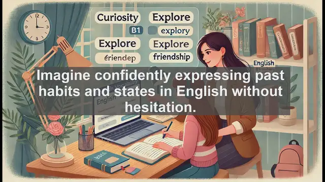 Video thumbnail for 2500 Must Know CEFR B1 Vocabulary - Master 'Used To' in English: Past Habits and States Made Easy