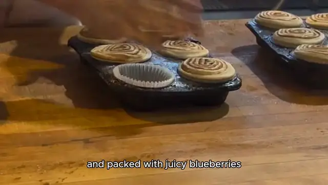 'Video thumbnail for Butter blueberry muffin '
