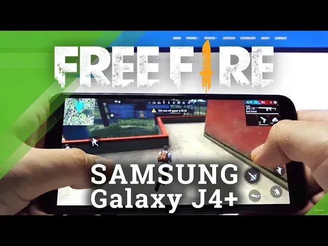 'Video thumbnail for Garena Free Fire on SAMSUNG Galaxy J4+ – Gameplay'