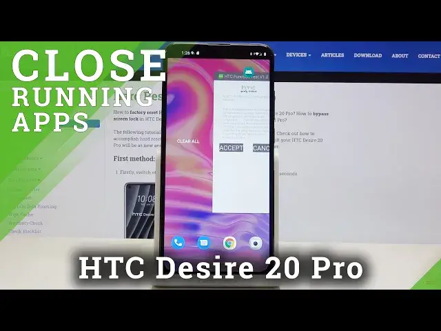 'Video thumbnail for How to Turn Off Running Apps in HTC Desire 20 Pro – Close Background Apps'