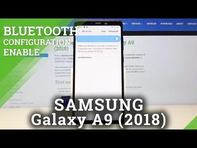 'Video thumbnail for How to Connect Bluetooth with Device in SAMSUNG Galaxy A9 2018 – Connect via Bluetooth'