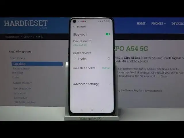 'Video thumbnail for How to Pair Oppo A54 5G via Bluetooth - Use Bluetooth Connection'