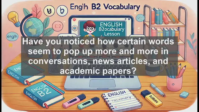 Video thumbnail for 1500 Must Know CEFR B2 Vocabulary - Mastering the Use of 'Increasingly' in English
