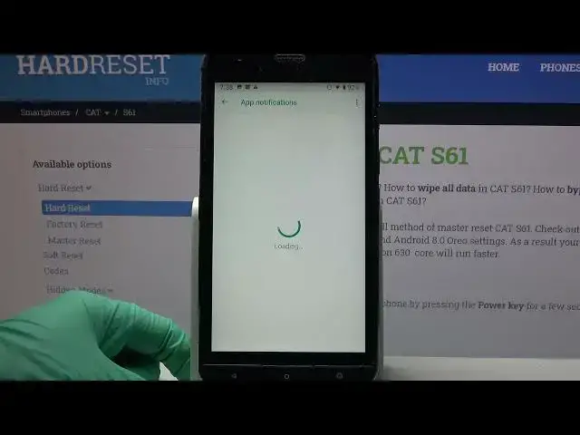 Video thumbnail for How to Turn On or Off Notifications in CAT S61?
