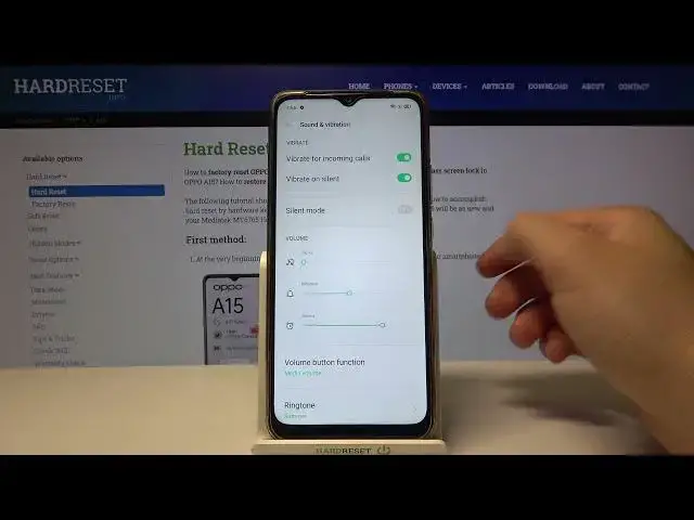 Video thumbnail for How to Find Sound Settings in OPPO A15?
