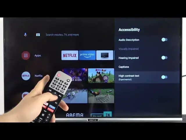 'Video thumbnail for How to Enable High Contrast Text in Metz Android TV (32MTC6100Z)?'