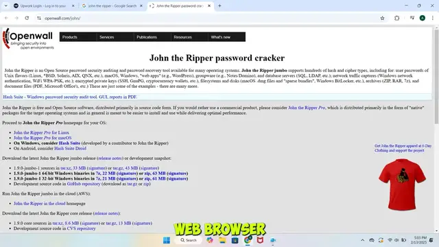 Video thumbnail for Install John the Ripper on Windows   Powerful Password Cracking Tool(720P HD)
