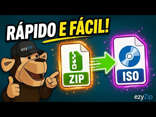 Video thumbnail for 📦 Como Converter ZIP para ISO Online Grátis | Sem Necessidade de Instalar Software