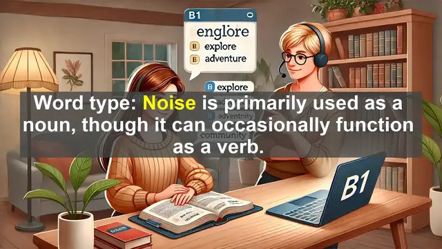 Video thumbnail for 2500 Must Know CEFR B1 Vocabulary - Understanding 'Noise': From Etymology to Everyday Use