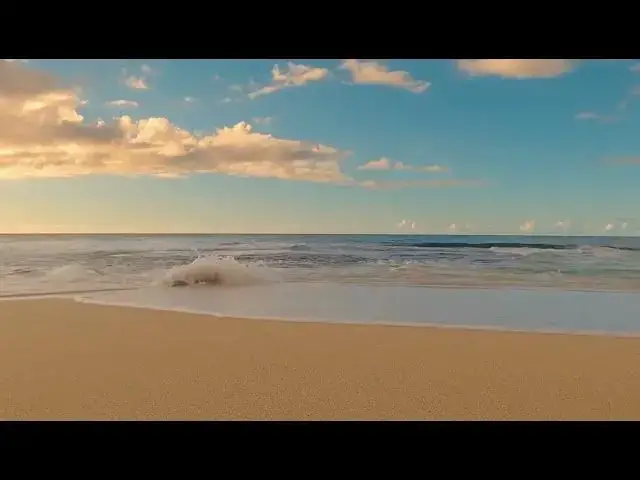'Video thumbnail for Relax and sleep in the healing sound of the waves in Hawaii, natural sounds, sleep aiding and dec'