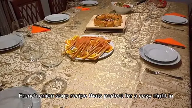 'Video thumbnail for French onion soup recipe'
