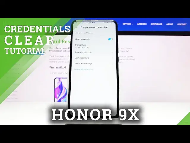 Video thumbnail for How to Quickly Clear Credentials on Honor 9X – Delete Certificates