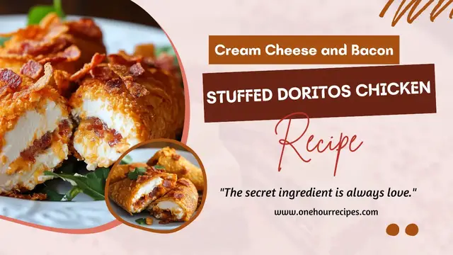 'Video thumbnail for Cream Cheese and Bacon Stuffed Doritos Chicken'