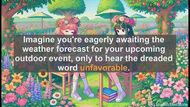 Video thumbnail for 5000 Must Know SAT Vocabulary - SAT Vocabulary: Understanding 'Unfavorable'