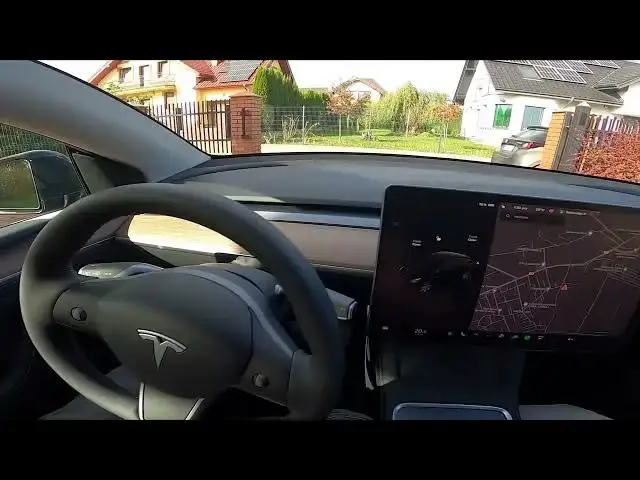 'Video thumbnail for How to Turn Front Collision Warning System On or Off in Autopilot in Tesla Model Y ( 2020 - now )'
