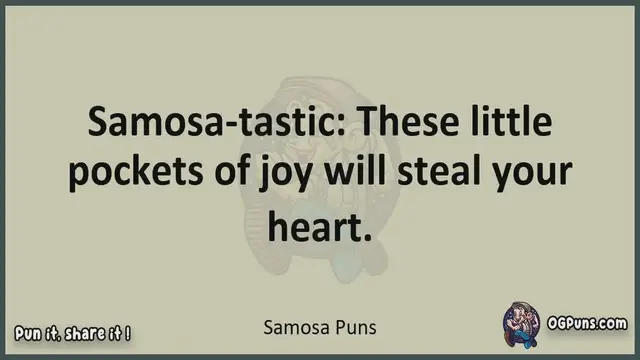Video thumbnail for Samosa - Jokes, Puns, Wordplays, and Laughter