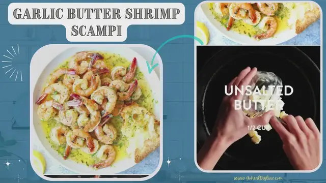 Video thumbnail for GARLIC BUTTER SHRIMP SCAMPI